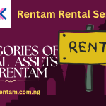 Types of Assets on Rentam Rental Services